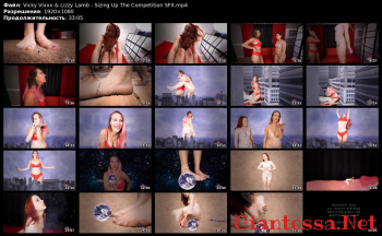 Bratty Foot Girls / Vicky Vixxx Lizzy Lamb – Sizing Up The Competition SFX